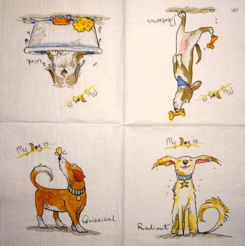 HUN-768 Dogs - 3-ply - Ihr - Anita Jeram - My dog is... - CS